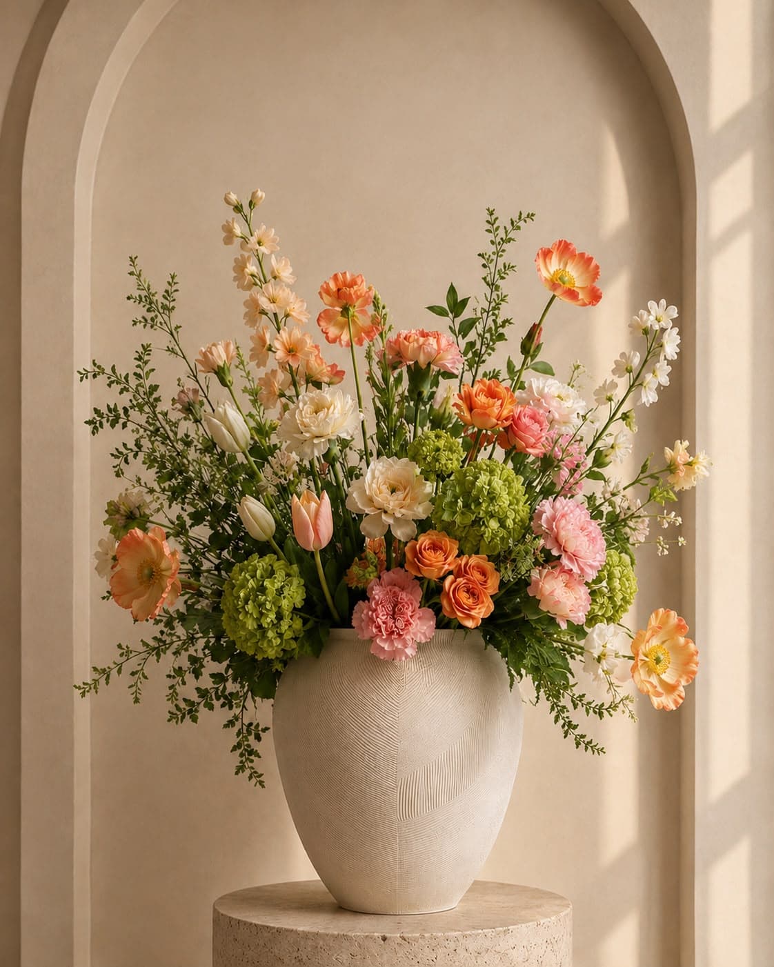 Premium silk floral arrangement